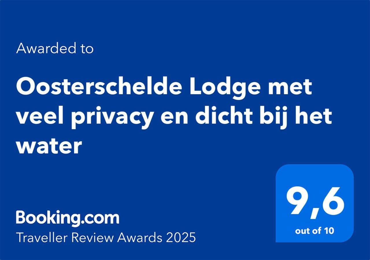 Oosterschelde Lodge Met Veel Privacy En Dicht Bij Het Water Scherpenisse Exterior foto